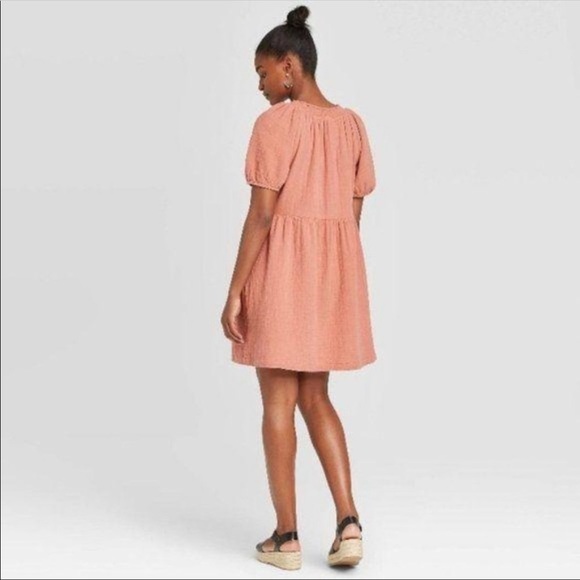NEW Universal Thread Smocked Gauze Dress - Picture 2 of 3